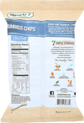 SIMPLY 7: Hummus Chips Sea Salt Just A Pinch, 5 oz