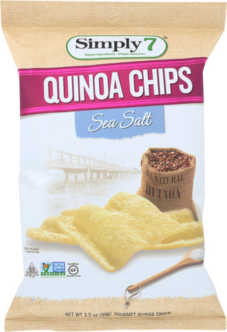 SIMPLY 7: Quinoa Chips Sea Salt, 3.5 oz