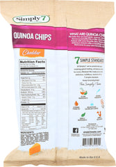 SIMPLY 7: Quinoa Chips Cheddar, 3.5 oz