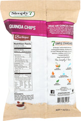 SIMPLY 7: Quinoa Chips Barbeque, 3.5 oz