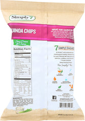 SIMPLY 7: Quinoa Chips Sour Cream & Onion, 3.5 oz