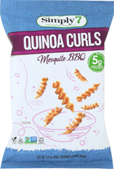 SIMPLY 7: CURLS QUINOA MESQUITE BBQ (3.500 OZ)