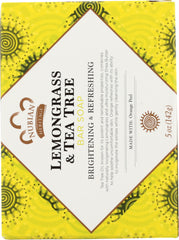 NUBIAN HERITAGE: Lemongrass & Tea Tree Bar Soap, 5 oz