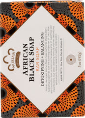 NUBIAN HERITAGE: Bar Soap African Black with Oats Aloe And Vitamin E, 5 oz