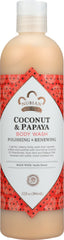 NUBIAN HERITAGE: Body Wash Coconut & Papaya, 13 oz