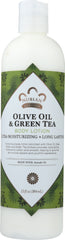 NUBIAN HERITAGE: Olive Oil and Green Tea Body Lotion, 13 fl oz