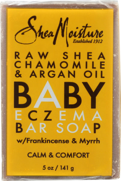 SHEA MOISTURE: Baby Eczema Bar Soap Raw Shea Chamomile & Argan Oil, 5 oz