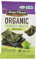 ANNIE CHUNS: Organic Seaweed Snack Wasabi, 0.35 oz