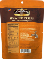 ANNIE CHUNS: Seaweed Crisps Korean Bbq, 1.27 oz