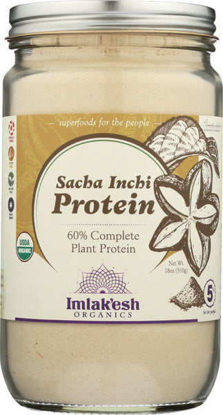 IMLAKESH ORGANICS: Sacha Inchi Protein Powder, 18 oz