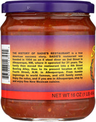 SADIE'S: Hot Salsa, 16 oz