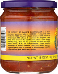 SADIE'S: Not as Hot Salsa, 16 oz