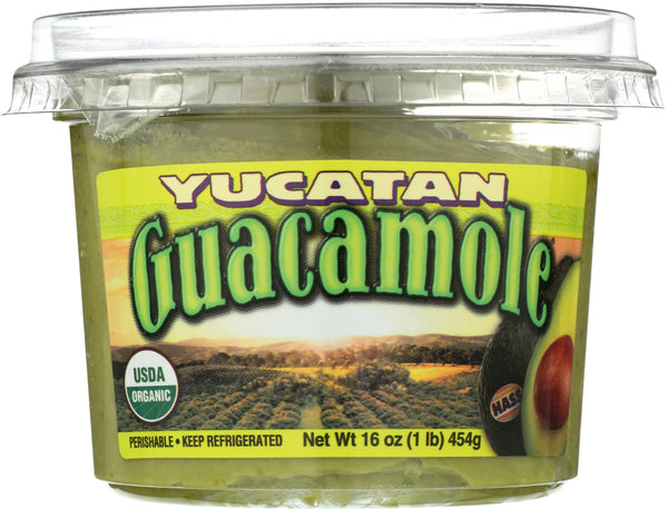 YUCATAN: Organic Guacamole, 16 oz