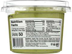 YUCATAN: Organic Guacamole, 16 oz