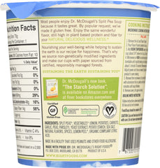DR MCDOUGALLS: Big Cup Vegan Soup Split Pea, 2.5 oz