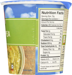 DR MCDOUGALLS: Big Cup Vegan Soup Split Pea, 2.5 oz