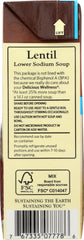 DR. MCDOUGALL'S: Lower Sodium Soup Lentil, 18 oz