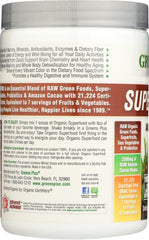 GREENS PLUS: Organic Superfood Amazon Chocolate, 8.5 oz