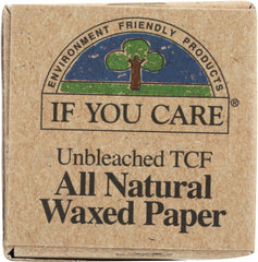 IF YOU CARE: All Natural Waxed Paper 75 sq ft, 1 Ea