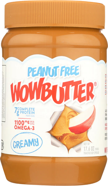 WOWBUTTER: Creamy Peanut Free Spread, 17.6 oz