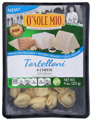 O'SOLE MIO: Tortelloni 4 Cheese, 9 oz