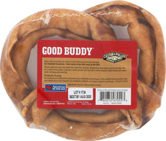 CASTOR & POLLUX: Rawhide Pretzel Chicken Flavor Dog Chew 6 Inches, 1 ea