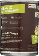 CASTOR & POLLUX: Organix Adult Dog Formula Turkey & Vegetable Formula, 12.7 oz
