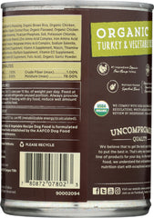 CASTOR & POLLUX: Organix Adult Dog Formula Turkey & Vegetable Formula, 12.7 oz