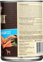 CASTOR & POLLUX: Dog Food Can Organic Chicken Brown Rice, 12.7 oz