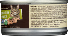 CASTOR & POLLUX: Cat Food Can Organic Chicken Liver Shredded, 3 oz