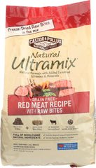 CASTOR & POLLUX: Natural Ultramix Grain Free Adult Dog Food Red Meat Recipe With Raw Bites 4 Lb