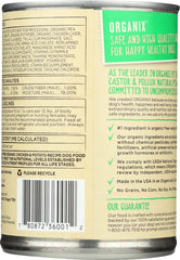 CASTOR & POLLUX: Organix Grain Free Chicken & Potato Canned Dog Food, 12.7 oz