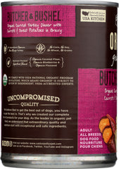 CASTOR & POLLUX: Dog Food Can Organic Butcher and Bushel Turkey Carrots, 12.7 oz