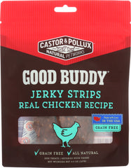 CASTOR & POLLUX: Good Buddy Jerky Strips Real Chicken Recipe 4.5 Oz