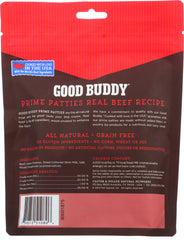 CASTOR & POLLUX: Dog Treat Good Buddy Patties Beef, 4 oz