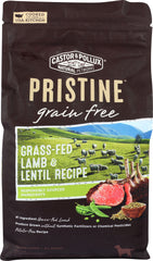 CASTOR & POLLUX: Pristine Grain Free Grass-Fed Lamb & Lentil Recipe 4 Lb