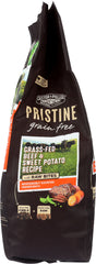 CASTOR & POLLUX: Pristine Grain Free Grass-Fed Beef & Sweet Potato Recipe With Raw Bites 4 Lb