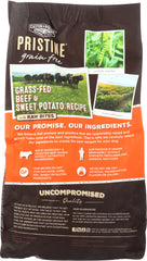 CASTOR & POLLUX: Pristine Grain Free Grass-Fed Beef & Sweet Potato Recipe With Raw Bites 4 Lb