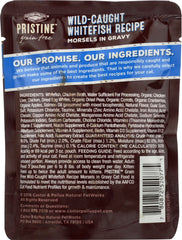 CASTOR & POLLUX: Cat Food Can Pristine Grain Free Whitefish Morsel, 3 oz