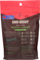 CASTOR & POLLUX: Good Buddy Grain Free Dental Chews Medium Bones 10.8 Oz