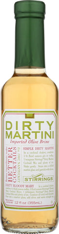 STIRRINGS: Dirty Martini Mix, 12 oz