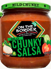 ON THE BORDER: Salsa Chunky Mild, 16 oz
