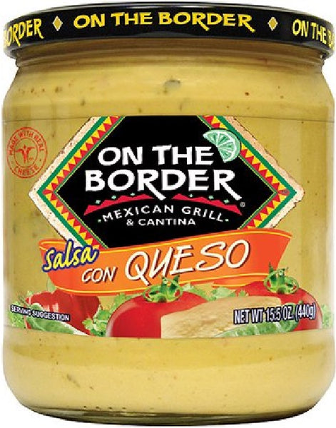 ON THE BORDER: Salsa Queso Cheddar, 15.5 oz