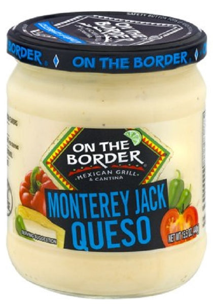 ON THE BORDER: Salsa Queso Monterey Jack, 15.5 oz
