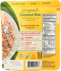 TASTY BITE: Coconut Rice, 8.8 oz