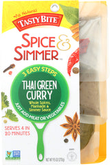 TASTY BITE: Spice & Simmer Thai Green Curry, 9.52 oz