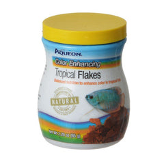 Aqueon Color Enhancing Tropical Flakes Fish Food