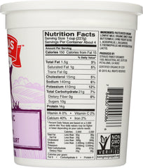 STRAUS: Organic Low Fat Plain European Style Yogurt, 32 oz