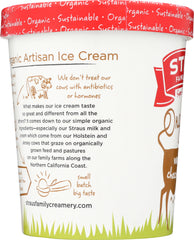 STRAUS: Vanilla Chocolate Chip Ice Cream, 32 oz