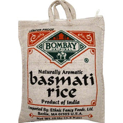 BOMBAY: Rice Basmati White, 10 lb